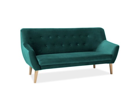 SIGNAL SOFA NORDIC 3 VELVET KOLOR ZIELONY TAPICERKA BLUVEL 78 / BUK