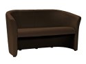 SIGNAL SOFA TM-3 CIEMNY BRĄZ EKOSKÓRA / WENGE