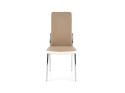 Halmar K210 krzesło cappucino / biały