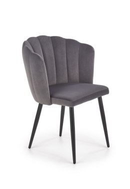 Halmar K386 krzesło popielaty materiał: tkanina / stal malowana proszkowo