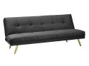 SIGNAL SOFA MORITZ VELVET SZARY TAP.157/ZŁOTY