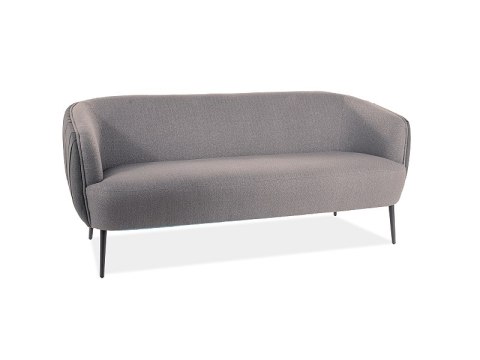 SIGNAL SOFA LENOX 3 TAPICEROWANA SZARY/CZARNY