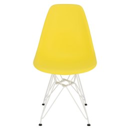 D2.DESIGN Krzesło P016 PP White żółte