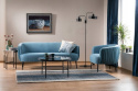 SIGNAL SOFA LENOX 2 TAPICEROWANA NIEBIESKI/CZARNY