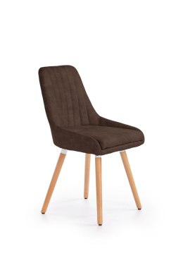 Halmar K284 krzesło brązowy