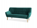 SIGNAL SOFA NORDIC 3 VELVET KOLOR ZIELONY TAPICERKA BLUVEL 78 / BUK