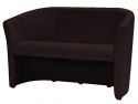 SIGNAL SOFA TM-2 CIEMNY BRĄZ EKOSKÓRA / WENGE