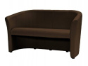 SIGNAL SOFA TM-3 CIEMNY BRĄZ EKOSKÓRA / WENGE