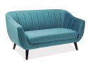 SIGNAL SOFA ELITE 2 VELVET TURKUS BLUVEL 85 / WENGE (T)