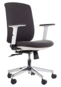Fotel obrotowy ZN-605-W tk.26 brąz - krzesło biurowe do biurka - TILT